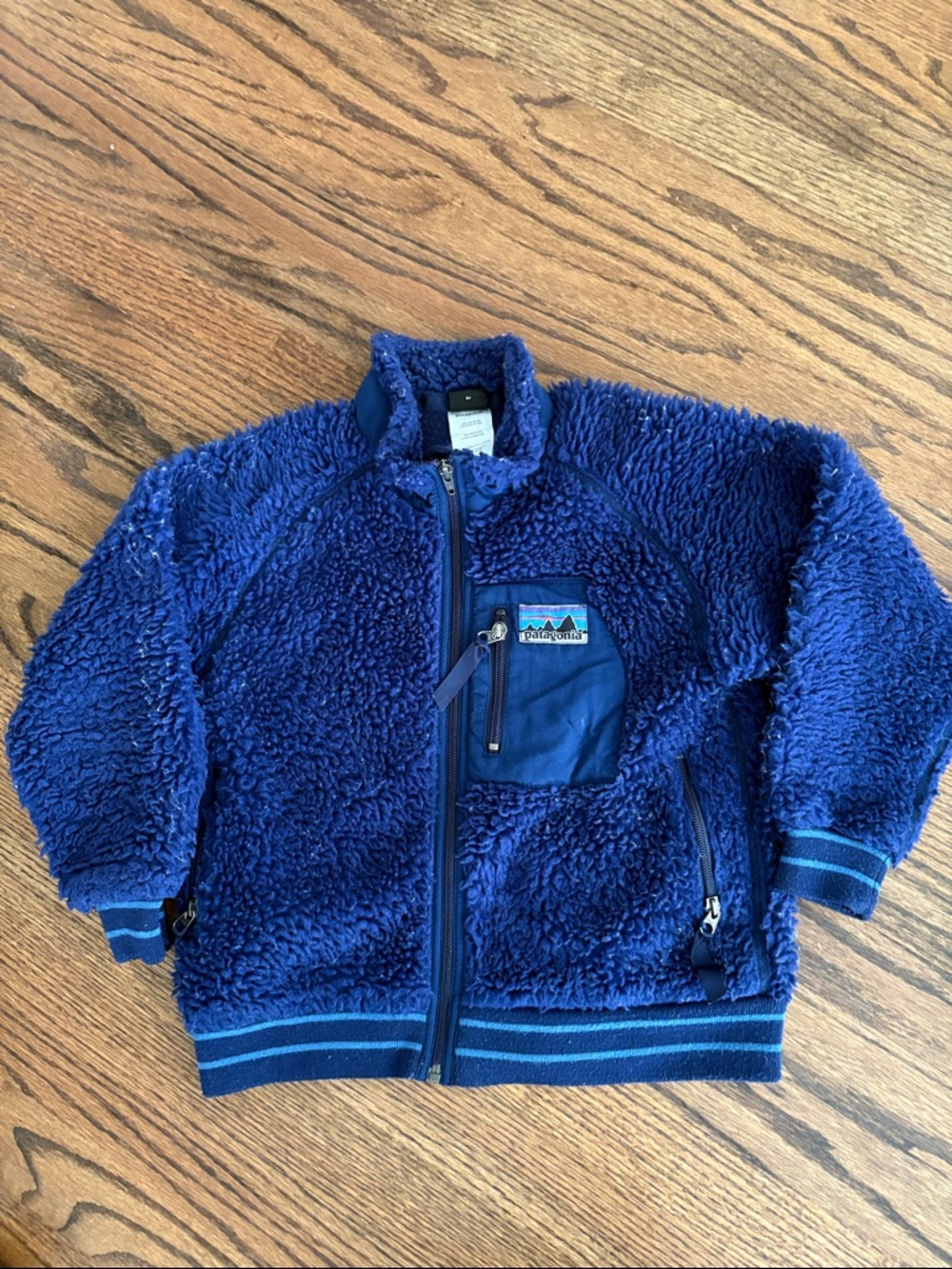 Patagonia Royal Blue Sherpa Fleece Jacket
